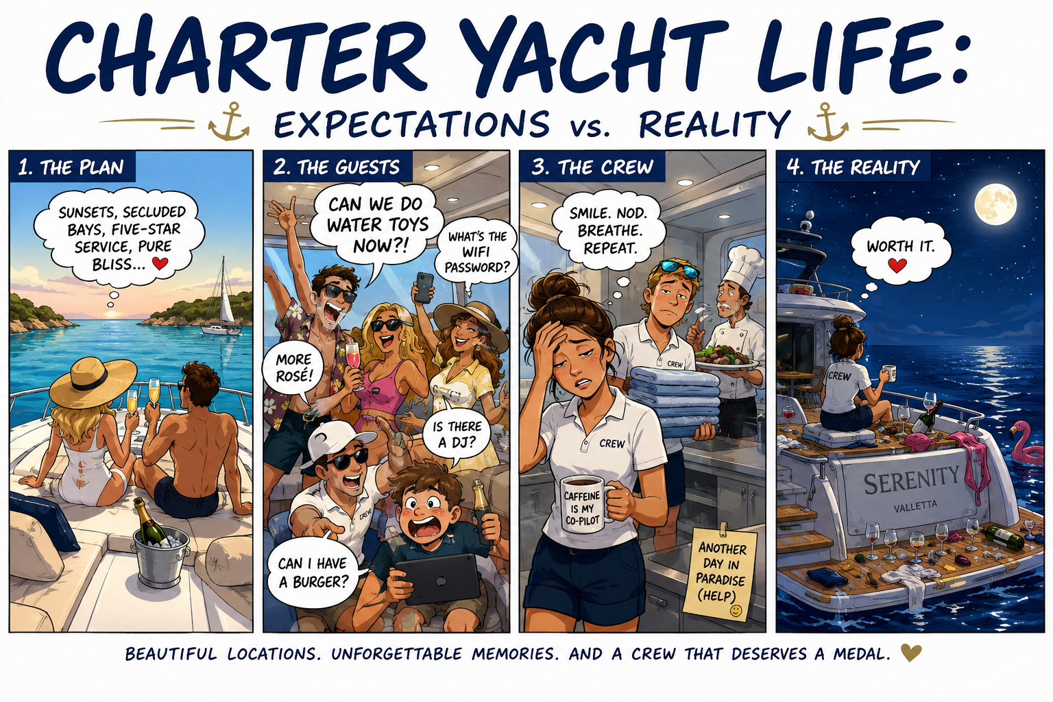 Magazine cartoon strip